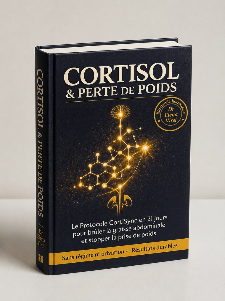 Mockup du livre Cortisol & Perte de Poids