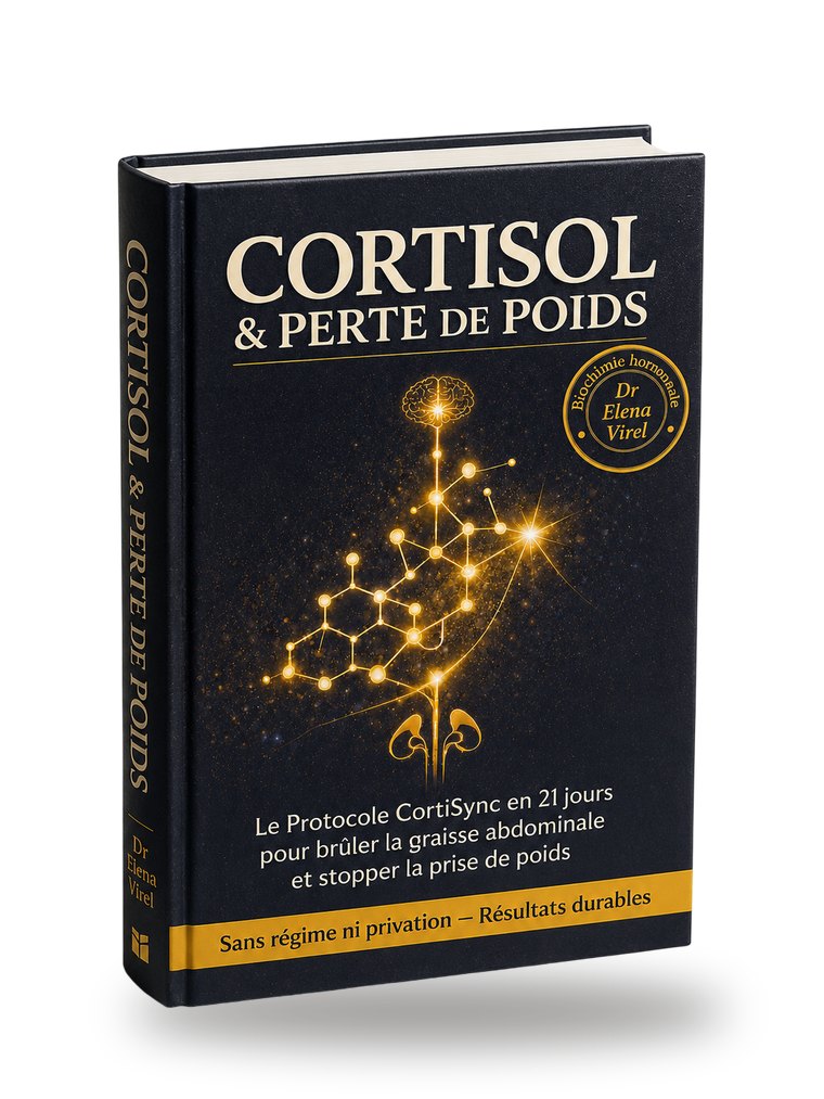Mockup du livre Cortisol & Perte de Poids