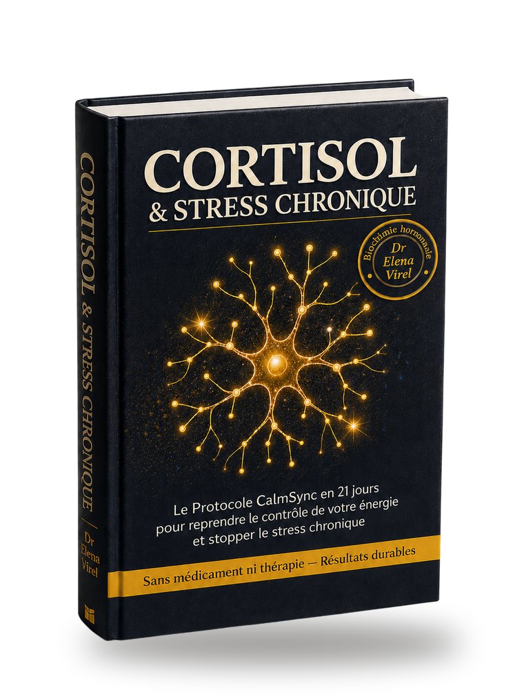 Mockup du livre Cortisol & Stress Chronique